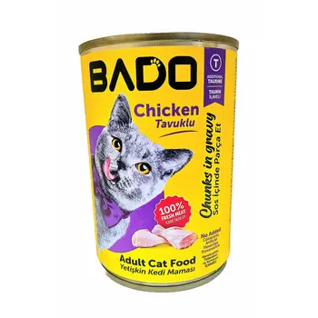 بادو طعام قطط بالغة دجاج 400جرام