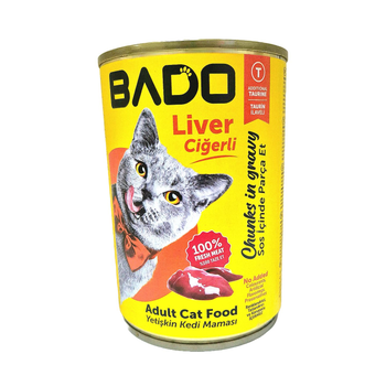بادو طعام قطط بالغة كبدة 400جرام