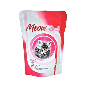 Meow Kitten Cat Food Chicken 85g
