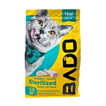 بادو طعام قطط بالغة لحم 1.5كيلو