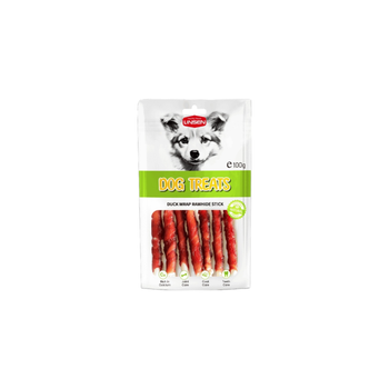 Linsen Treat For Dogs Duck Wrap Rawhide Stick 100g