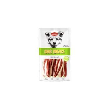 Linsen Treat For Dogs Beef Cod Filet 100g