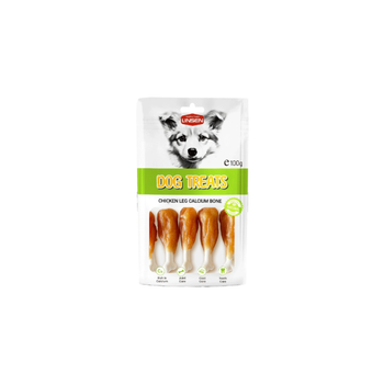 لينسن مكافات للكلاب عظام الكالسيوم وأفخاذ الدجاج 100جرام