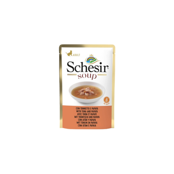Schesir Wet Food For Cats Tuna & Papaya Soup 85g