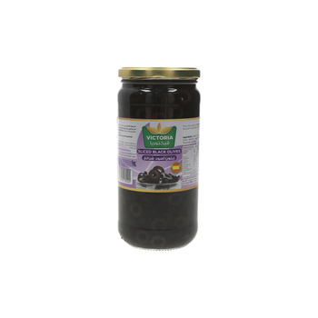 فيكتوريا زيتون اسود شرائح 660جرام