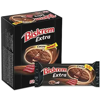Ülker Biskrem Cocoa Filled Biscuit 12x35g