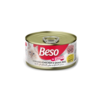 Beso Chicken & Quail Eggs Wet Cat Food 85g