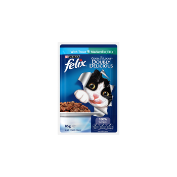Purina Felix Trout & Mackerel Wet Cat Food 85g