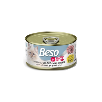 Beso Chicken & Cheese Wet Cat Food 85g