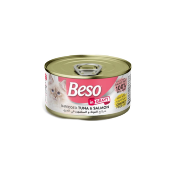 Beso Tuna & Salmon Wet Cat Food 85g