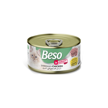 Beso Shredded Chicken Wet Cat Food 85g