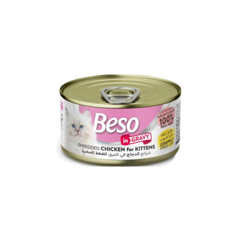 Beso Chicken Shredded Kitten Food 85g