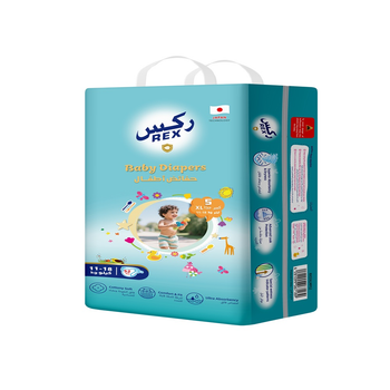 Rex Ultra-Absorbent Baby Diapers XL 52 Pieces
