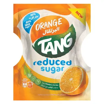 تانج مسحوق شراب البرتقال قليل السكر (كيس) 300جرام