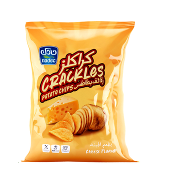 Nadec Crackles Cheese Chips 155g