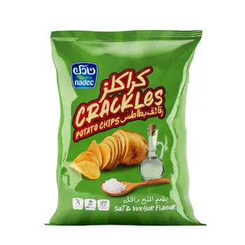 Nadec Salt & Vinegar Potato Chips 155g