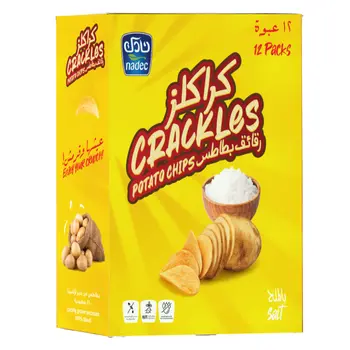 Nadec Salt Potato Chips 12x21g