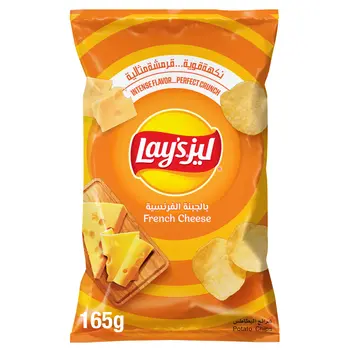 ليز شرائح بطاطس بالجبنة الفنرسية 165جرام