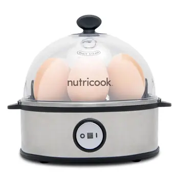 Nutricook Rapid Egg Cooker 360 W Stainless Steel 1Piece