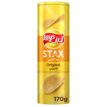 Lays Stax Original Potato Crisps 170g