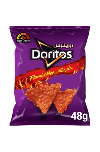 Doritos Flaming Hot Toritilla Chips 48g