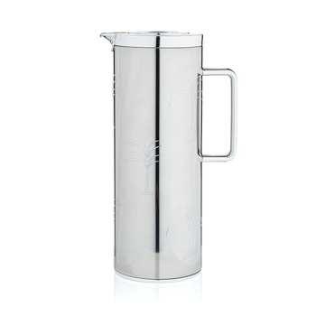 Blends Silver Tea And Coffee Flask With Palm Tree Pattern From Aseeb 1Piece