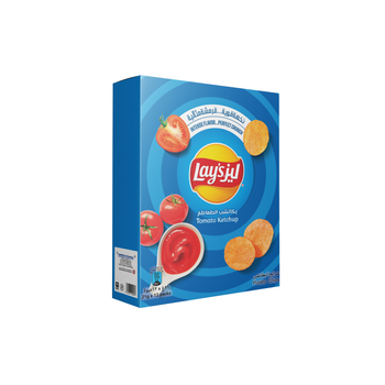 ليز رقائق البطاطس بنكهة الكاتشب 12×21جرام