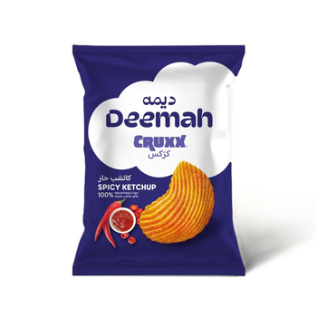 Deemah Cruxx Spicy Ketchup Chips 75g