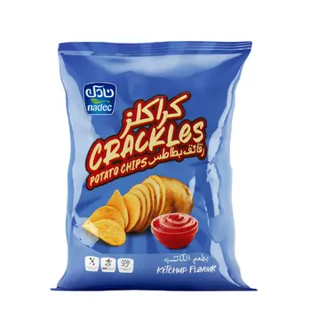Nadec Crackles Tomato Ketchup Chips 155g