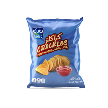 نادك كراكلز رقائق بطاطس بطعم الكاتشب ٢١جرام