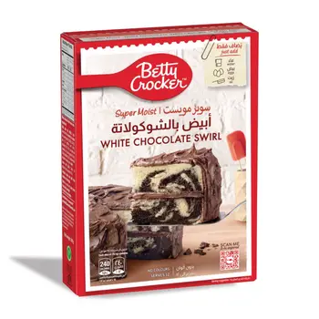 Betty Crocker White Chocolate Swirl Cake 500g