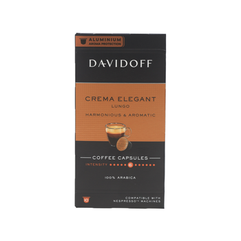 دافيدوف كبسولات قهوة كرما اليجانت لونجو اسبريسو 10× 55جرام