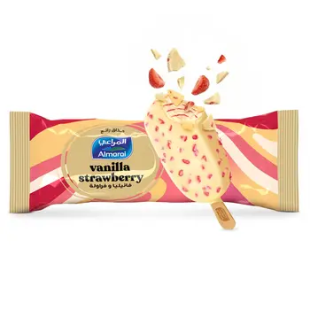 المراعي ايس كريم ستيك فانيليا فراولة 90مل