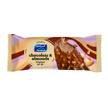 المراعي آيس كريم ستيك بالشوكولاتة واللوز 90مل