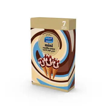 المراعي آيس كريم ميني كوز فانيليا 196 مل