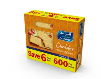 المراعي جبنة شيدر كاملة الدسم 454 جرام 2x حبة