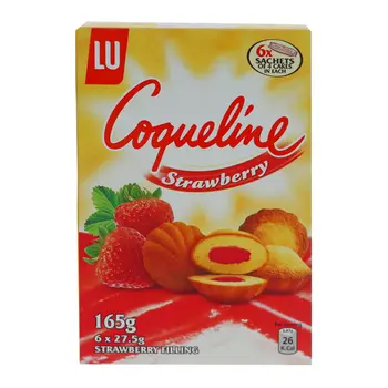 LU Coqueline Strawberry Cake 6x27.5g