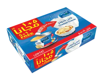 Almarai Lite Low-Fat Cheddar Cheese 6 Pieces