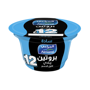 المراعي بروتين، زبادي قليل الدسم سادة 150جرام