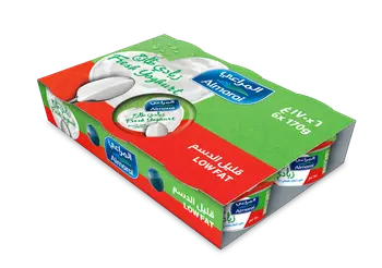 المراعي زبادي طازج قليل الدسم حزمة 6 × 170جرام