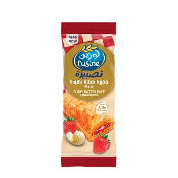 Lusine Strawberry Flaky Butter Puff 80g