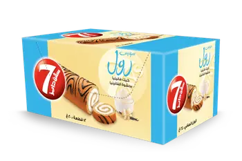 7 Days Vanilla Swiss Roll Cake 12x20g