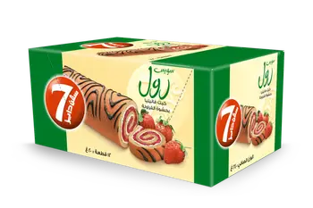 7 Days Mini Strawberry Swissroll 12x20g