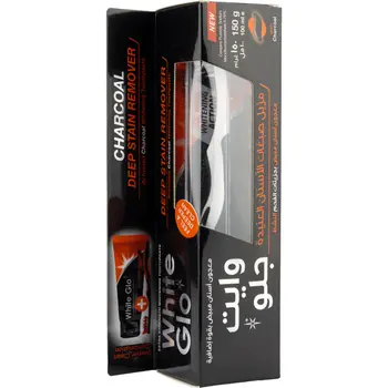 White Glo Charcoal Deep Stain Remover Toothpaste 100ml