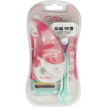 Orca Diva 4 Premium Razor with 4 Blades