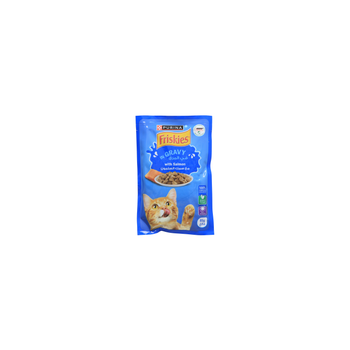Purina Friskies Salmon Chunks Wet Cat Food 85g