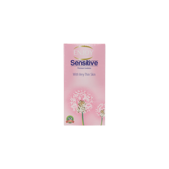 Enjoy Sensitive Premium Condoms 12 Pieces