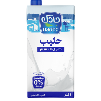 Nadec Full Fat UHT Milk 1L