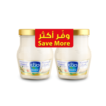 Nadec Analogue Spreadable Cheddar Cheese 2x500g