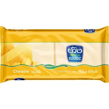 Nadec Cheddar Slice Cheese 400g